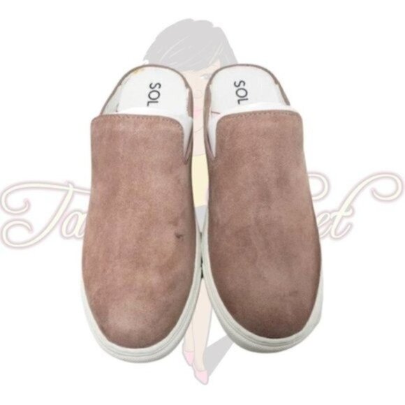 Sole Society Belynda5 Rose Backless Flats Sz 6M - Picture 1 of 7